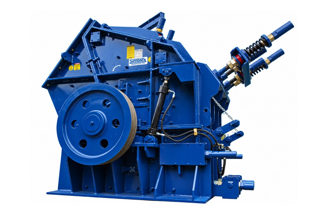 Os Britadores de Impacto Horizontal (HSI) Simplex proporcionam elevada capacidade de produção e alto grau de redução, combinando eficiência de britagem e qualidade do produto final.